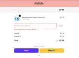 Kallistia coupon verification screenshot