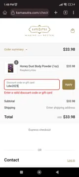 Ldw2025 coupon verification screenshot