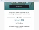 Kamoka Pearls coupon verification screenshot