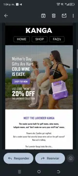 Mom coupon verification screenshot