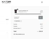 Ka'oir Fitness coupon verification screenshot