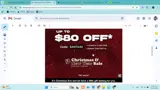 SANTA40 coupon verification screenshot