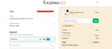 KARMACUP coupon verification screenshot