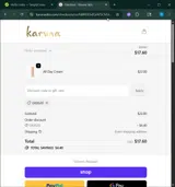 GIGIS20 coupon verification screenshot