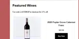 LASTDROP coupon verification screenshot
