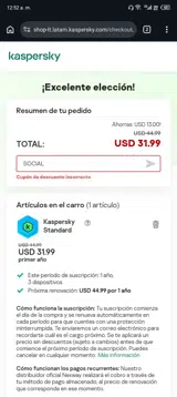 SOCIAL coupon verification screenshot