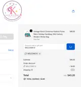 Kate McEnroe New York coupon verification screenshot