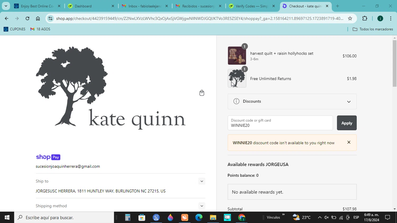 Kate Quinn Discount Codes 20 Off Coupons in August 2024 SimplyCodes