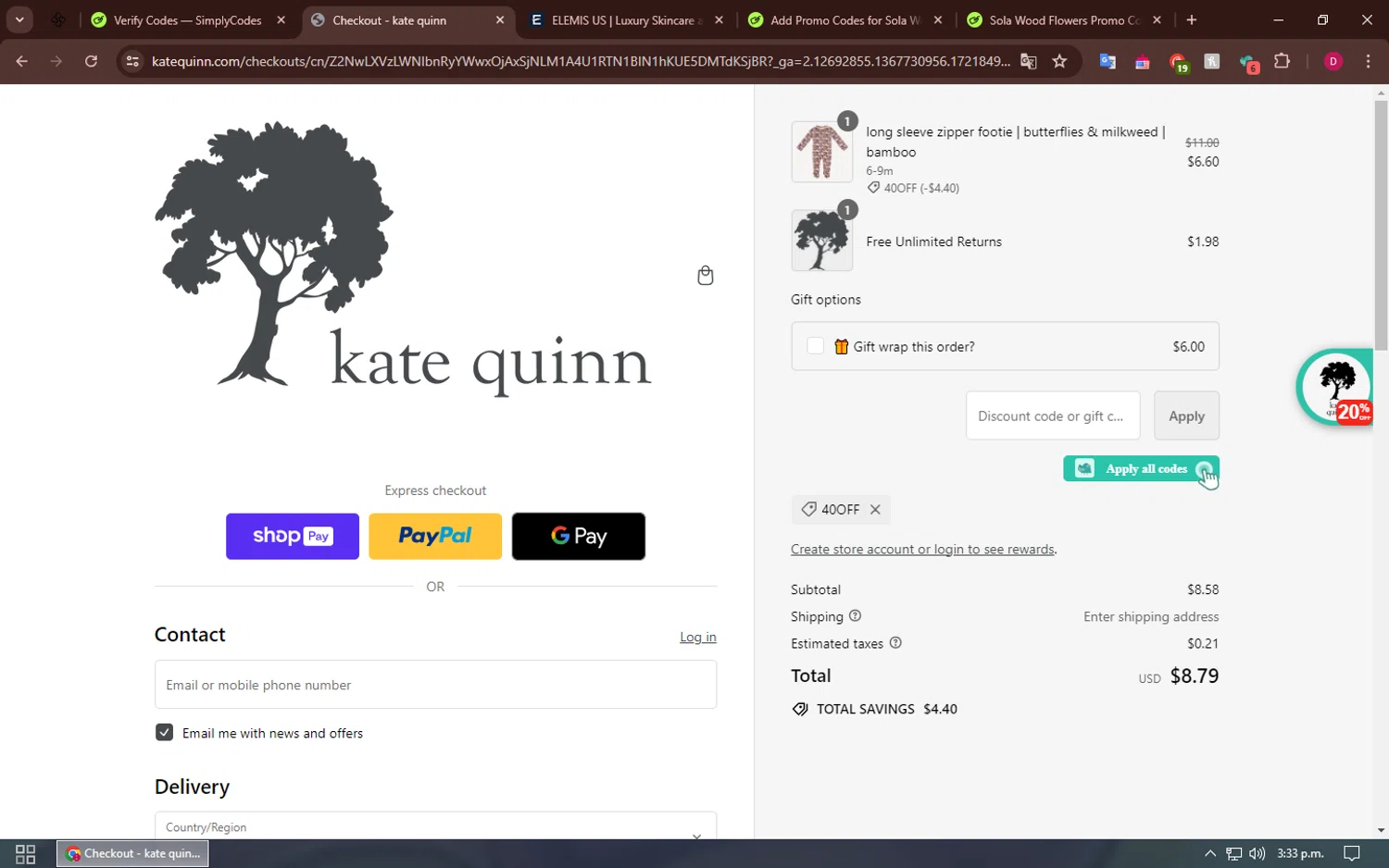 Kate Quinn Promo Codes – 40% Off | July 2024