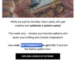 PATTERNPARTY coupon verification screenshot