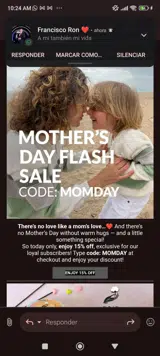 MOMDAY coupon verification screenshot