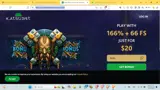 KatsuBet coupon verification screenshot