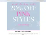 PINKFRIDAY coupon verification screenshot