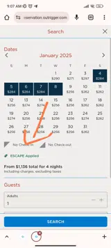 ESCAPE coupon verification screenshot