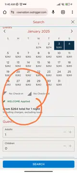 WELCOME coupon verification screenshot