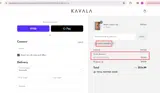 KAVALABABE15 coupon verification screenshot