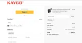 KAYGO coupon verification screenshot