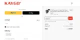 KAYGO15 coupon verification screenshot
