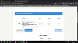 Welcome coupon verification screenshot