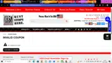 CM25A coupon verification screenshot