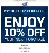 Kannapolis Cannon Ballers coupon verification screenshot