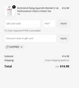 Kannapolis Cannon Ballers coupon verification screenshot