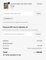 Kannapolis Cannon Ballers coupon verification screenshot