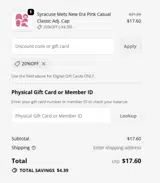 Kannapolis Cannon Ballers coupon verification screenshot