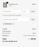 Kannapolis Cannon Ballers coupon verification screenshot