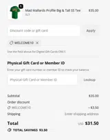 Kannapolis Cannon Ballers coupon verification screenshot