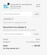 Kannapolis Cannon Ballers coupon verification screenshot