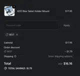 BEST coupon verification screenshot
