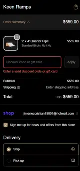 Vday-25 coupon verification screenshot