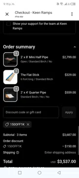 150off1k coupon verification screenshot