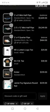 BF-MINI coupon verification screenshot