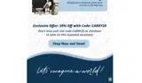 CARRY20 coupon verification screenshot