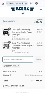 Edemasellis coupon verification screenshot