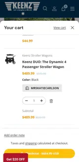 MRSKATIECARLSON coupon verification screenshot