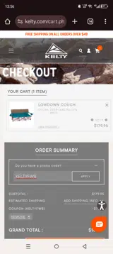 Keltyfwb coupon verification screenshot