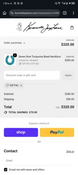 GIFT4U coupon verification screenshot