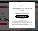 KDSHIP49 coupon verification screenshot