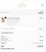 KUSTOMZ-XY125 coupon verification screenshot