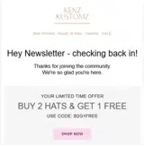 B2G1FREE coupon verification screenshot