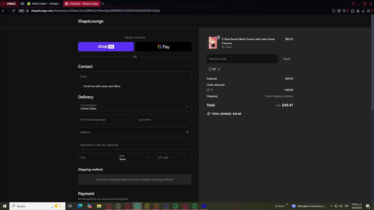 KERISMA promo code screenshot showing code WELCOME15 applied at KERISMA checkout page. Uploaded by SimplyCodes community member ValueLegend167 on Apr 24, 2025