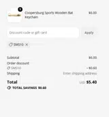 Cedar Rapids Kernels coupon verification screenshot