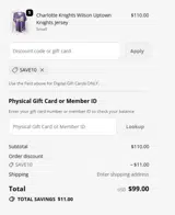 Cedar Rapids Kernels coupon verification screenshot