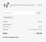 Cedar Rapids Kernels coupon verification screenshot