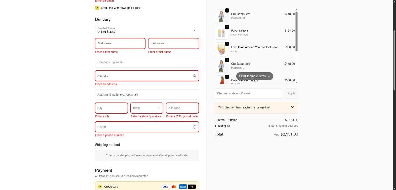 KERRI ROSENTHAL discount code screenshot showing code RN72ZS2F applied at KERRI ROSENTHAL checkout page. Uploaded by SimplyCodes community member TokenCollector1268 on Dec 21, 2025