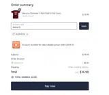 Alisha15 coupon verification screenshot