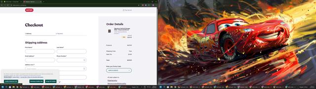 Keter checkout page showing Keter promo code box | Screenshot taken by SimplyCodes community member on Aug 23, 2025
